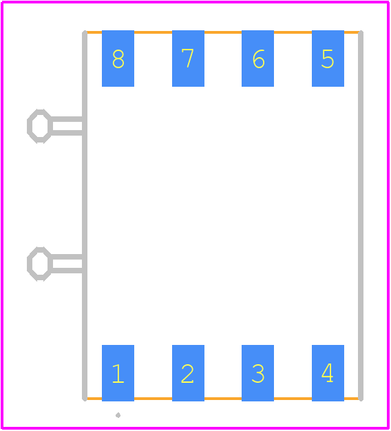 HSCMRRD010NDAA5 - Honeywell PCB footprint - Other - Other - HSCMRRD010NDAA5-2