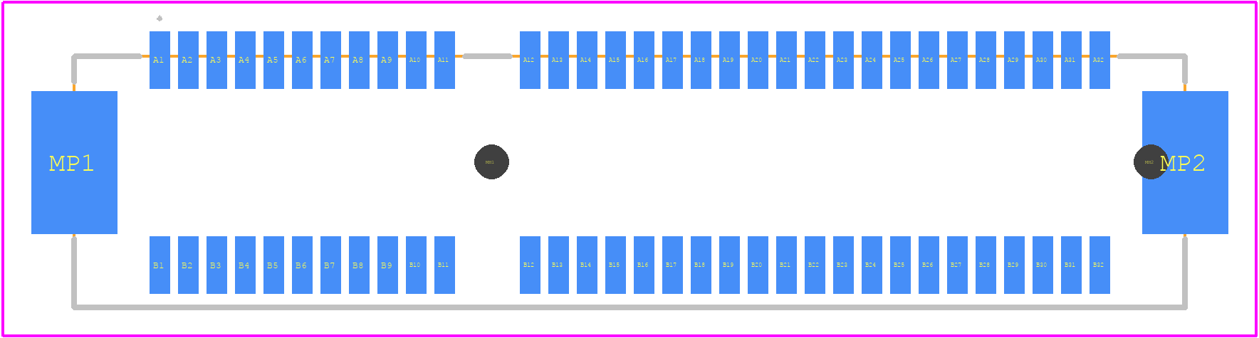 10061913-111PLF - Amphenol PCB footprint - Other - Other - 10061913-111PLF-2