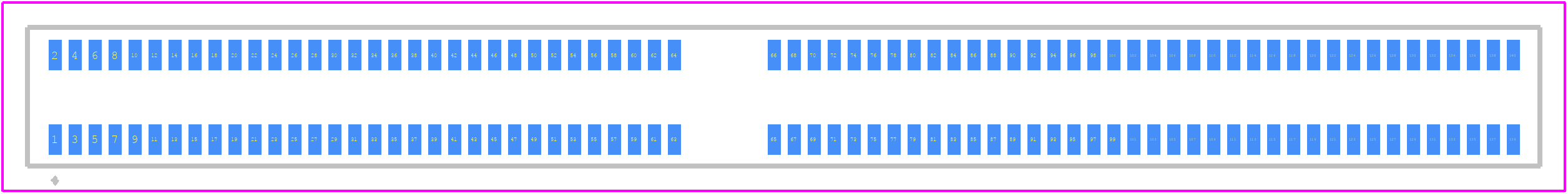 HSEC8-170-01-S-DV - SAMTEC PCB footprint - Other - Other - HSEC8-170-01-S-DV-1