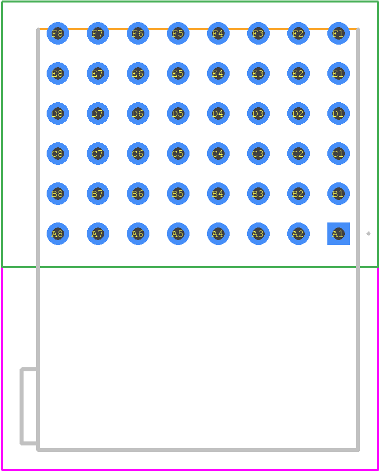 214444-E - TE Connectivity PCB footprint - Other - Other - 214444-E-2