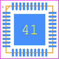 ESP32-C6 - Espressif Systems PCB footprint - Quad Flat No-Lead - Quad Flat No-Lead - ESP32-C6aaa