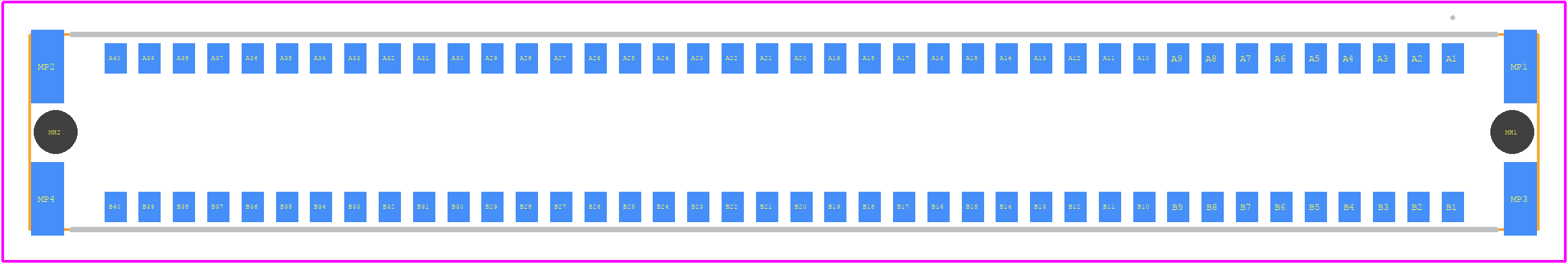 234201-E - TE Connectivity PCB footprint - Other - Other - 234201-E-2