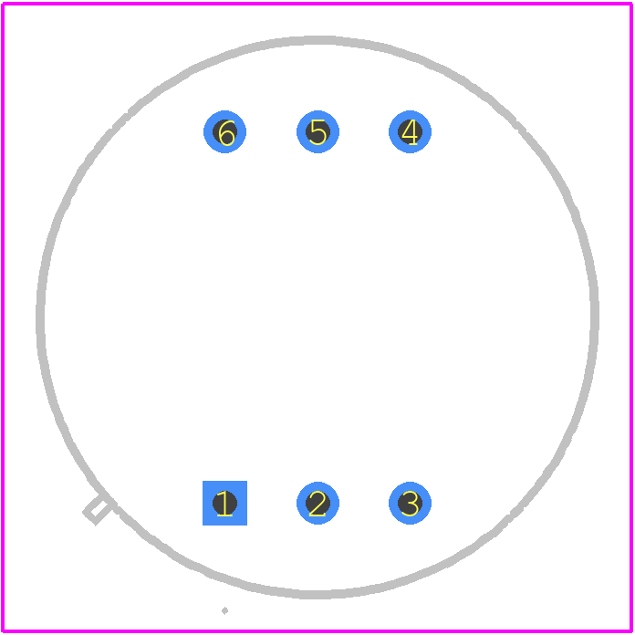 QP50-6-18U-TO8 - TE Connectivity PCB footprint - Other - Other - QP50-6-18U-TO8-3