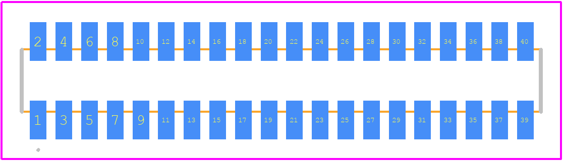 DS1065-05-2*20S8BSXB - Connfly PCB footprint - Other - Other - DS1065-05-2*20S8BSXB-2