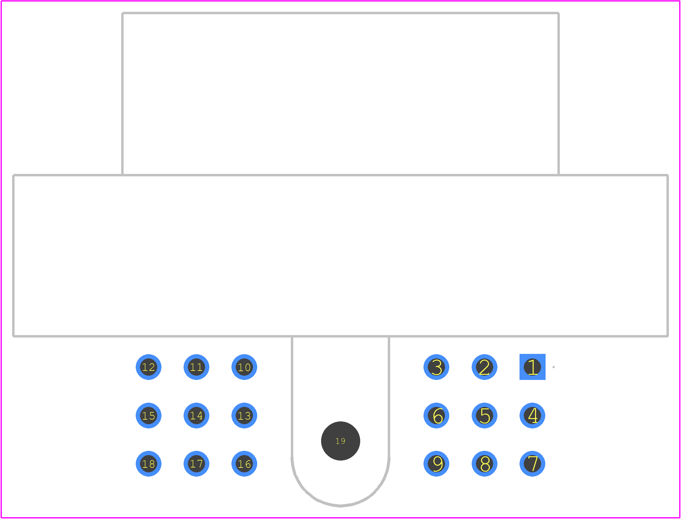 5810118011 - Cinch Connectivity Solutions PCB footprint - Other - Other - 5810118011-4