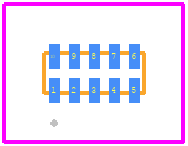 PESD4USB5UBTBS-QX - Nexperia PCB footprint - Other - Other - PESD4USB5UBTBS-QX