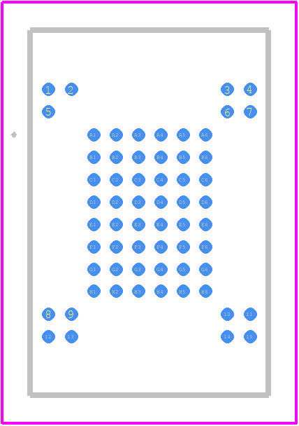 K9F1208B0B-JIB0 - SAMSUNG PCB footprint - Other - Other - 63-Ball FBGA