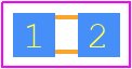 RNCS0603BKE1K00 - Stackpole Electronics, Inc. PCB footprint - Resistor Chip - Resistor Chip - RNCS0603