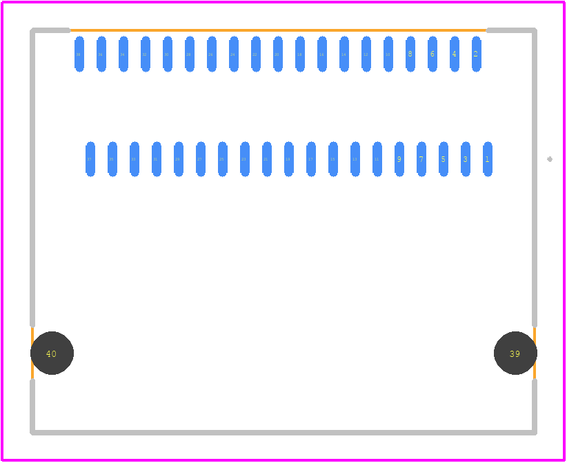 2401838-1 - TE Connectivity PCB footprint - Other - Other - 2401838-1-1