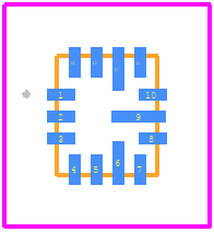 TPS62442RQRR - Texas Instruments PCB footprint - Other - Other - 14-Pin QFN -AB