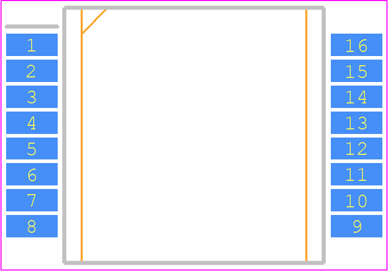 3DPM0289-1 - 3D Plus PCB footprint - Small Outline Packages - Small Outline Packages - 3DPM0289-1