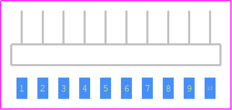 MMT-110-01-S-SH-K - SAMTEC PCB footprint - Other - Other - MMT-110-01-S-SH-K-2