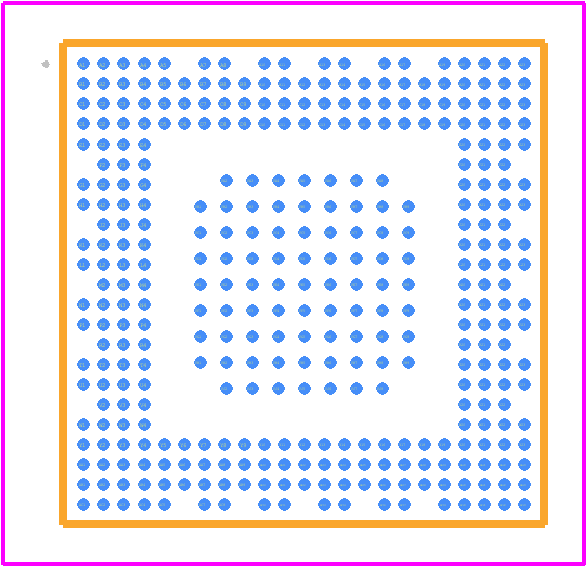 STM32MP151AAC3 - STMicroelectronics PCB footprint - Other - Other - 361-TFBGA (12x12)