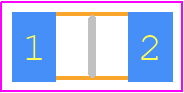 F1206B0R20FSTR - Kyocera AVX PCB footprint - Fuses Chip - Fuses Chip - 1206 (3014 Metric)