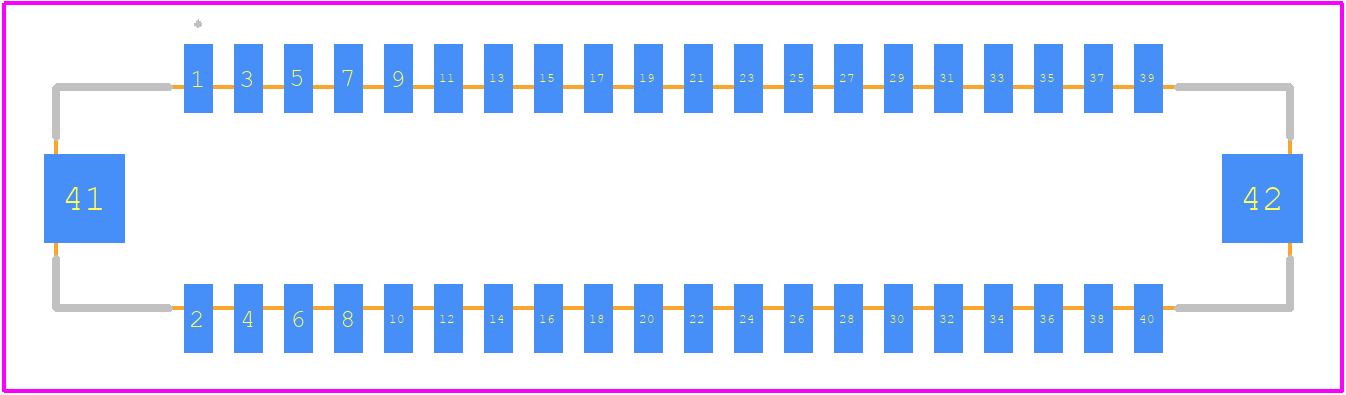 DF13EA-40DP-1.25V(65) - Hirose PCB footprint - Other - Other - DF13EA-40DP-1.25V(65)-1