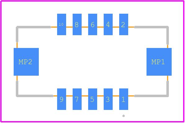 DF13EA-10DP-1.25V(22) - Hirose PCB footprint - Other - Other - DF13EA-10DP-1.25V(22)-1
