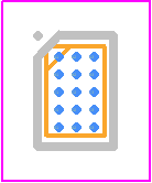 MT6691SVP/A - Mediatek PCB footprint - BGA - BGA - WL-CSP-15B