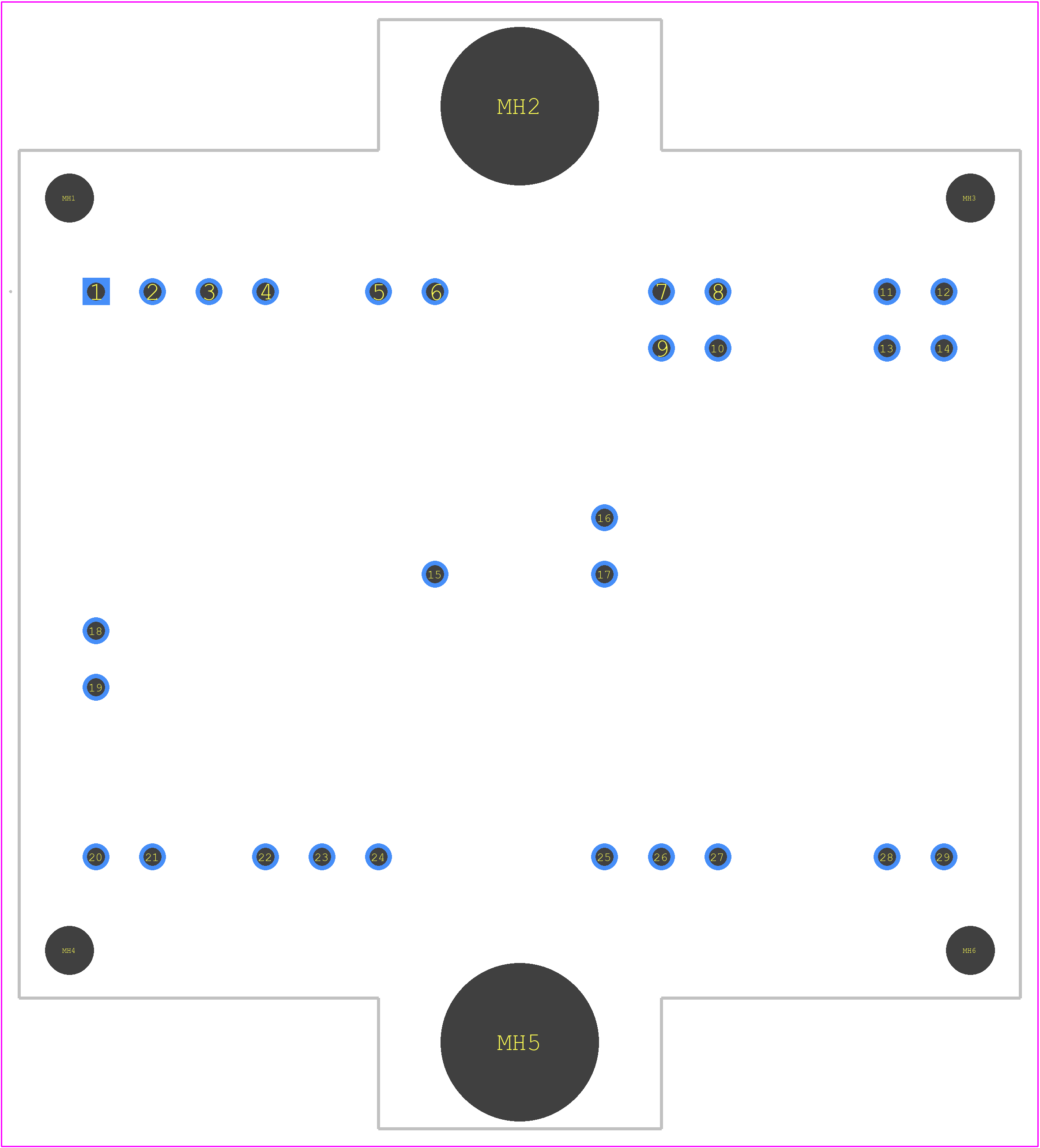 NXH008T120M3F2PTHG - onsemi PCB footprint - Other - Other - NXH008T120M3F2PTHG-7