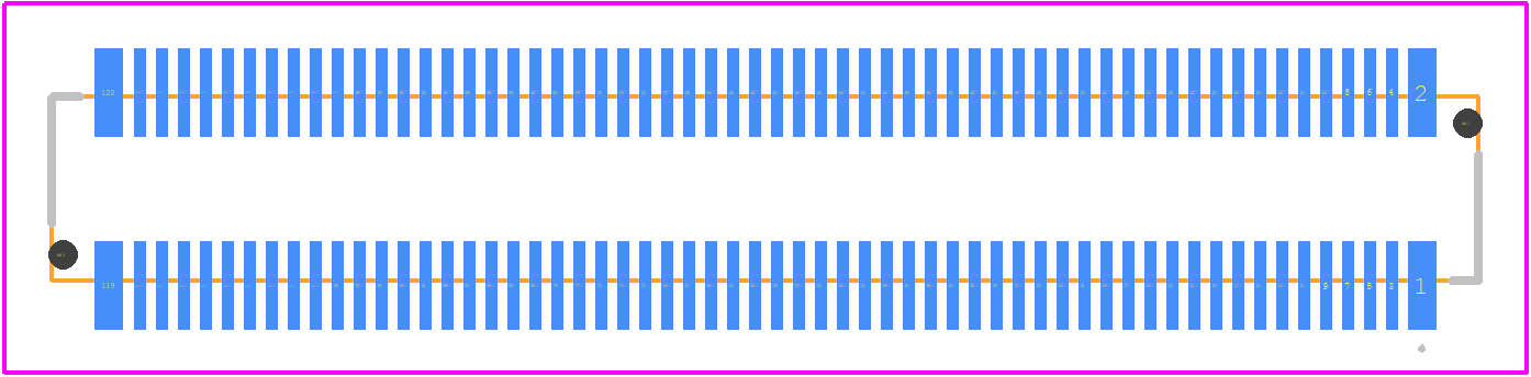 WR-120PB-VF60-N1-R1200 - JAE PCB footprint - Other - Other - WR-120PB-VF60-N1-R1200-2