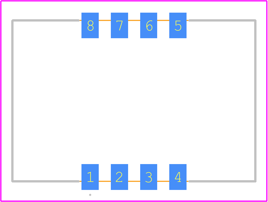 O-CS8-0LS58AZU-R-100.000MHZ - ABRACON PCB footprint - Other - Other - O-CS8-0LS58AZU-R-100.000MHZ
