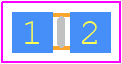 0408007.WR - LITTELFUSE PCB footprint - Fuses Chip - Fuses Chip - 0408007.WR