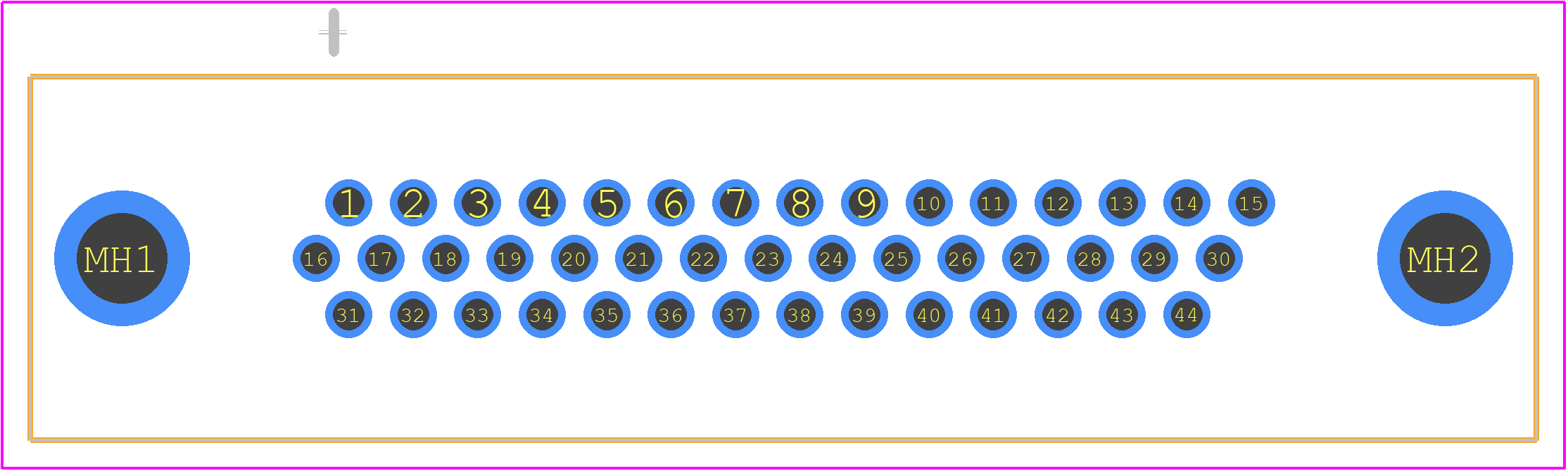 09563617713 - HARTING PCB footprint - Other - Other - 09563617713-3