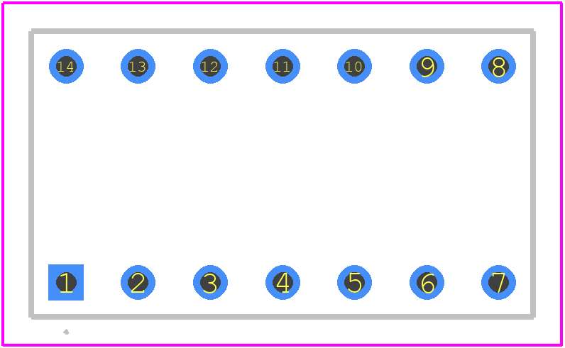 001-1-014-3-B1STF-XT0 - MPE-Garry PCB footprint - Other - Other - 001-1-014-3-B1STF-XT0-3