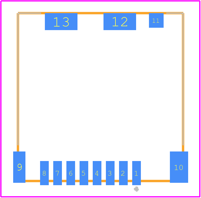 DM3CS-SF-PEJMS - Hirose PCB footprint - Other - Other - DM3CS-SF-PEJMS-1