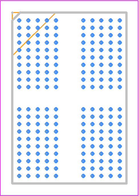 K4FBE3D4HM-THCL02V - SAMSUNG PCB footprint - BGA - BGA - 200-FBGA (10mm x 15mm)