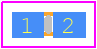 0ABA-2000-TN - Bel Circuit Protection PCB footprint - Fuses Chip - Fuses Chip - 0402 (1005 Metric)