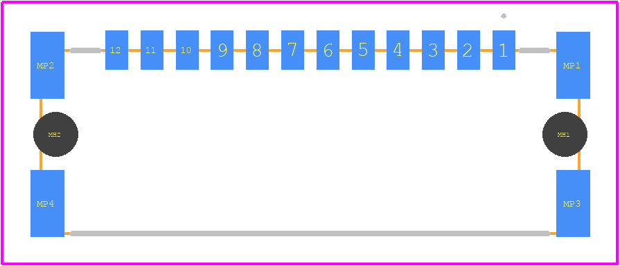 234478-E - TE Connectivity PCB footprint - Other - Other - 234478-E-1
