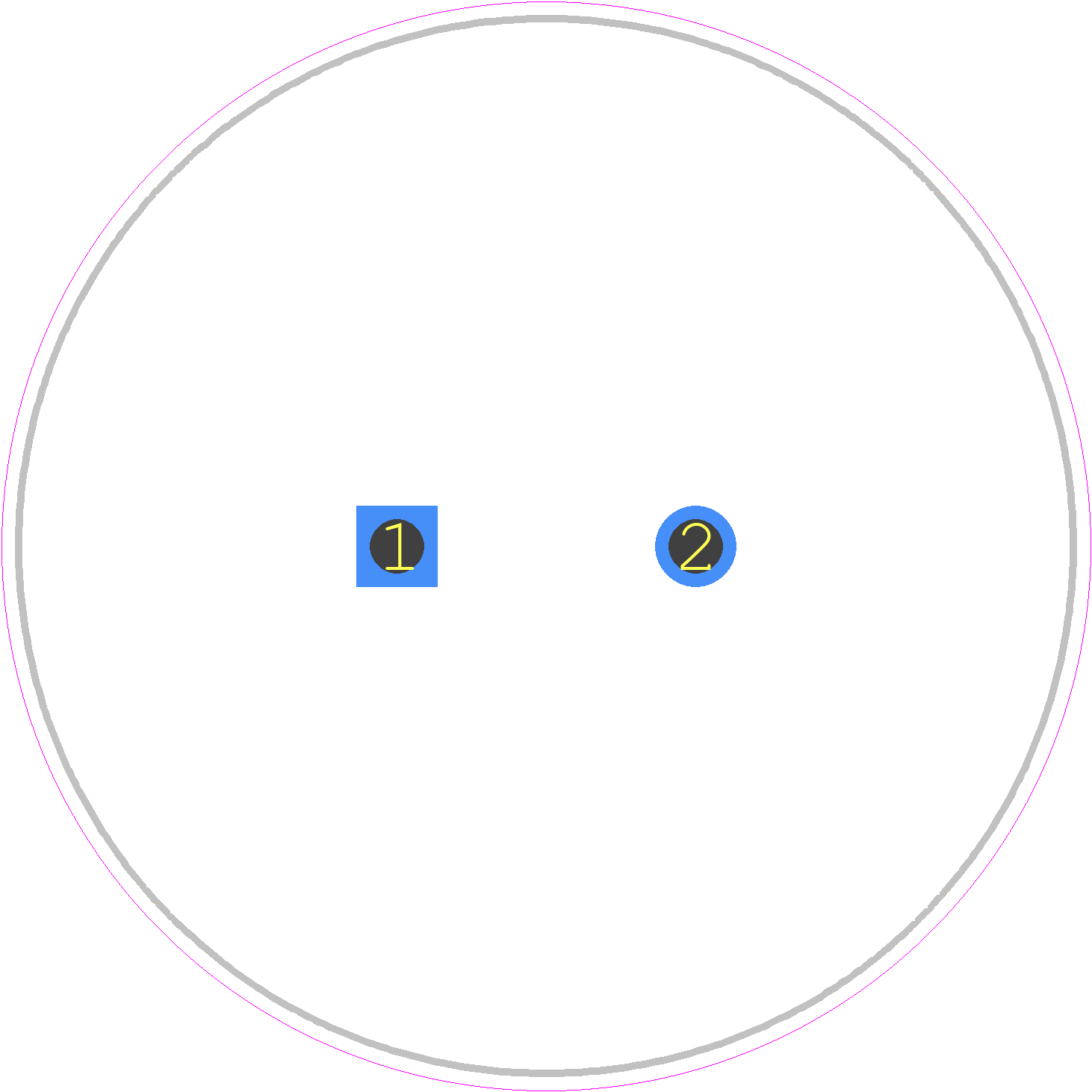 B41231D6688M000 - TDK PCB footprint - Capacitor, Polarized Radial Diameter - Capacitor, Polarized Radial Diameter - B41231D6688M000
