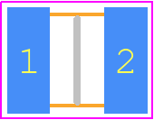 M123A11BPB301KZ - Yageo Group PCB footprint - Capacitor Chip Non-polarised - Capacitor Chip Non-polarised - M123A11BPB301KZ-9
