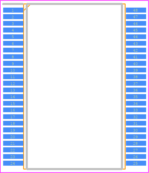 RHF1201KSO2 - STMicroelectronics PCB footprint - Small Outline Packages - Small Outline Packages - SO-48_2023
