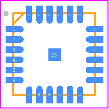 AD7386-4BCPZ - Analog Devices PCB footprint - Quad Flat No-Lead - Quad Flat No-Lead - LFCSP:LEADFRM CHIP SCALE_2023-3