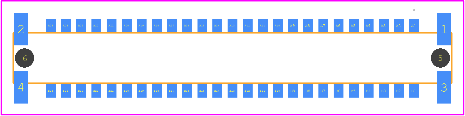 154719-E - TE Connectivity PCB footprint - Other - Other - 154719-E-3