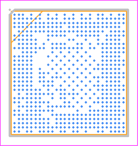 MT8385V/AZA - Mediatek PCB footprint - BGA - BGA - MT8385V/AZA