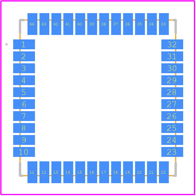 RYLR993 - Reyax PCB footprint - Other - Other - RYLR993-2
