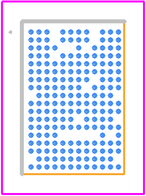 CYW54591RKUBGT - Infineon PCB footprint - Other - Other - 194-ball WLBGA (5.16 x 7.7mm, 0.4 mm pitch)