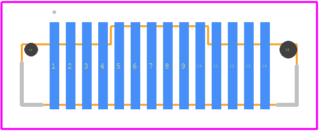 284257-E - TE Connectivity PCB footprint - Other - Other - 284257-E-1