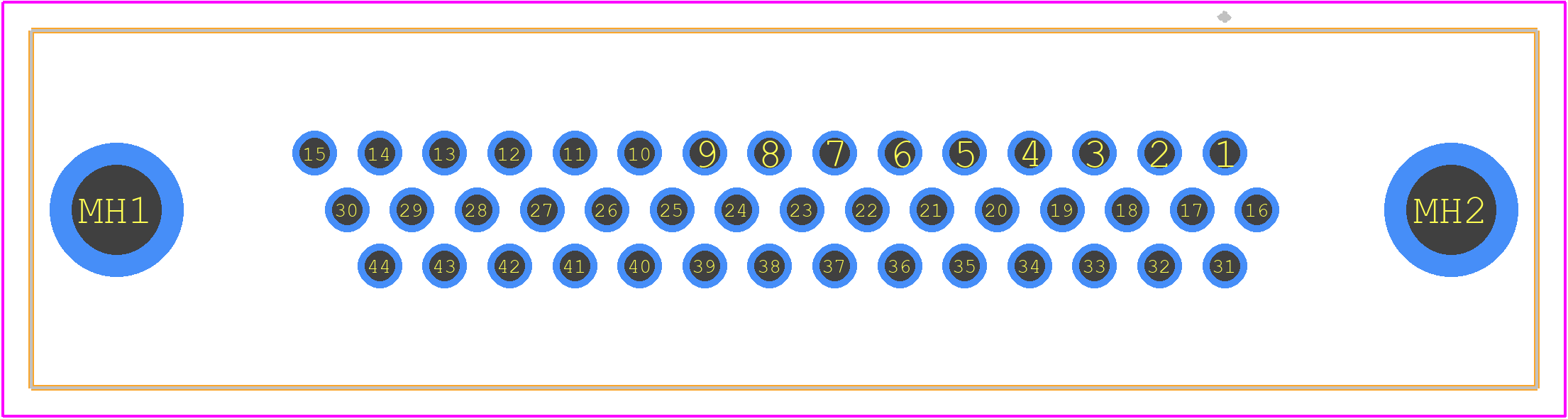 09563517513 - HARTING PCB footprint - Other - Other - 09563517513