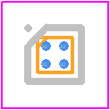 LQ05022QCS4 - LITTELFUSE PCB footprint - BGA - BGA - 4 Bumps WLCSP