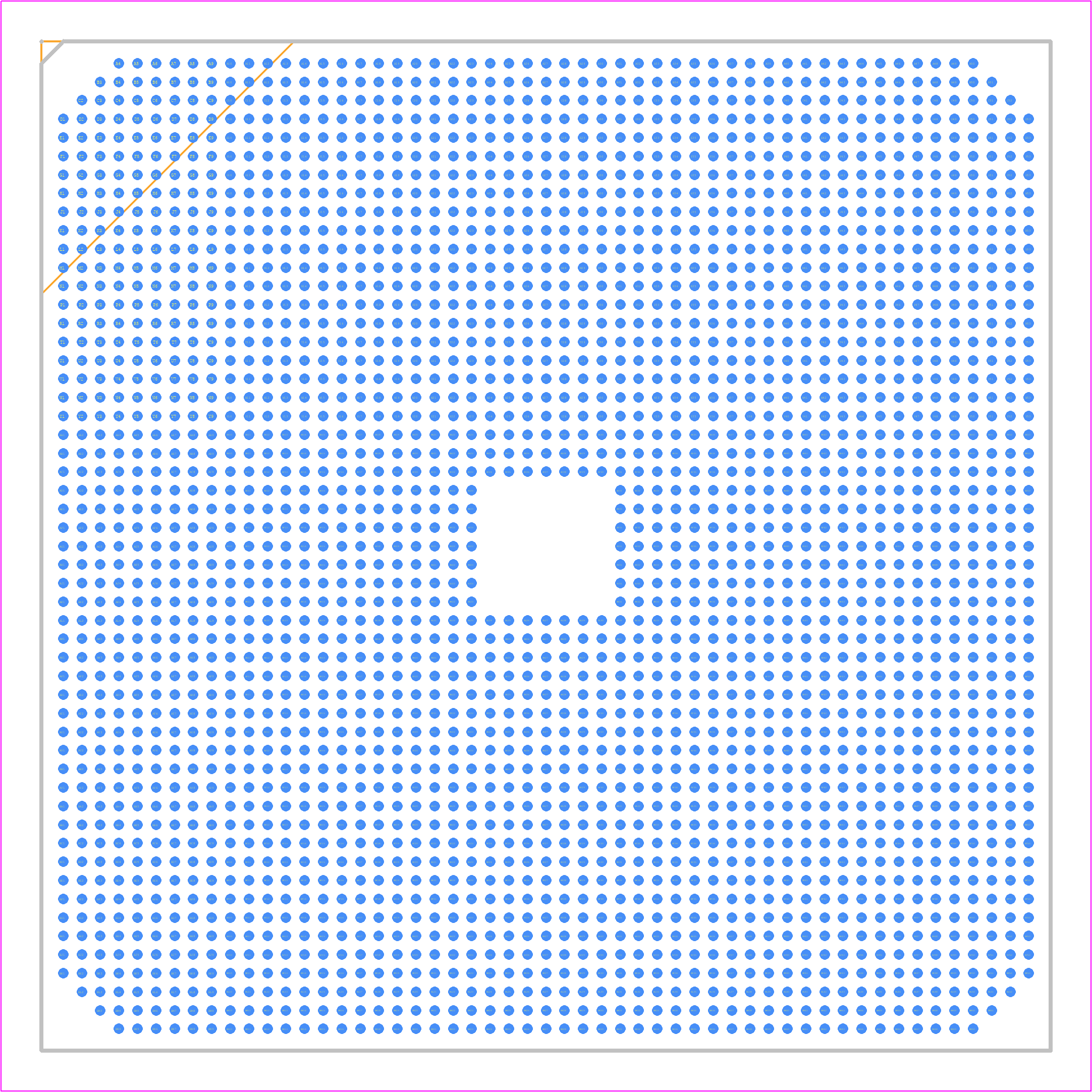XCVP1502-2LSEVSVA2785 - AMD PCB footprint - BGA - BGA - VSVA2785