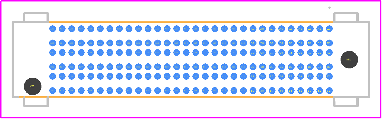 SEAM8-30-S02.0-S-06-3 - SAMTEC PCB footprint - Other - Other - SEAM8-30-S02.0-S-06-3-2