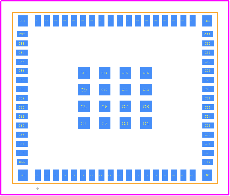 1105043 - SIERRA WIRELESS PCB footprint - Other - Other - 86-BFLGA_2025