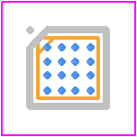 SLG51001CTR - Renesas Electronics PCB footprint - BGA - BGA - WLCSP-16