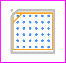 MAX77658LANX+ - Analog Devices PCB footprint - BGA - BGA - MAX77658LANX+