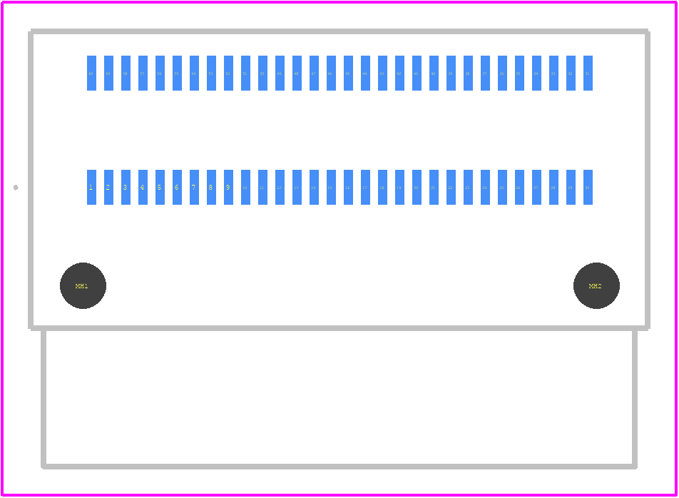 2324869-2 - TE Connectivity PCB footprint - Other - Other - 2324869-2-2