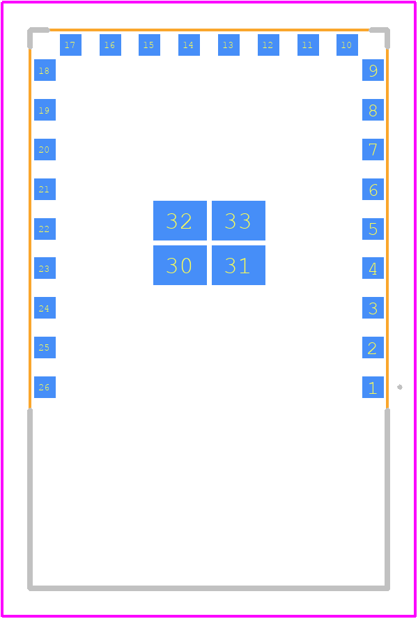 INP1014 - InnoPhase IoT PCB footprint - Other - Other - INP1014-4