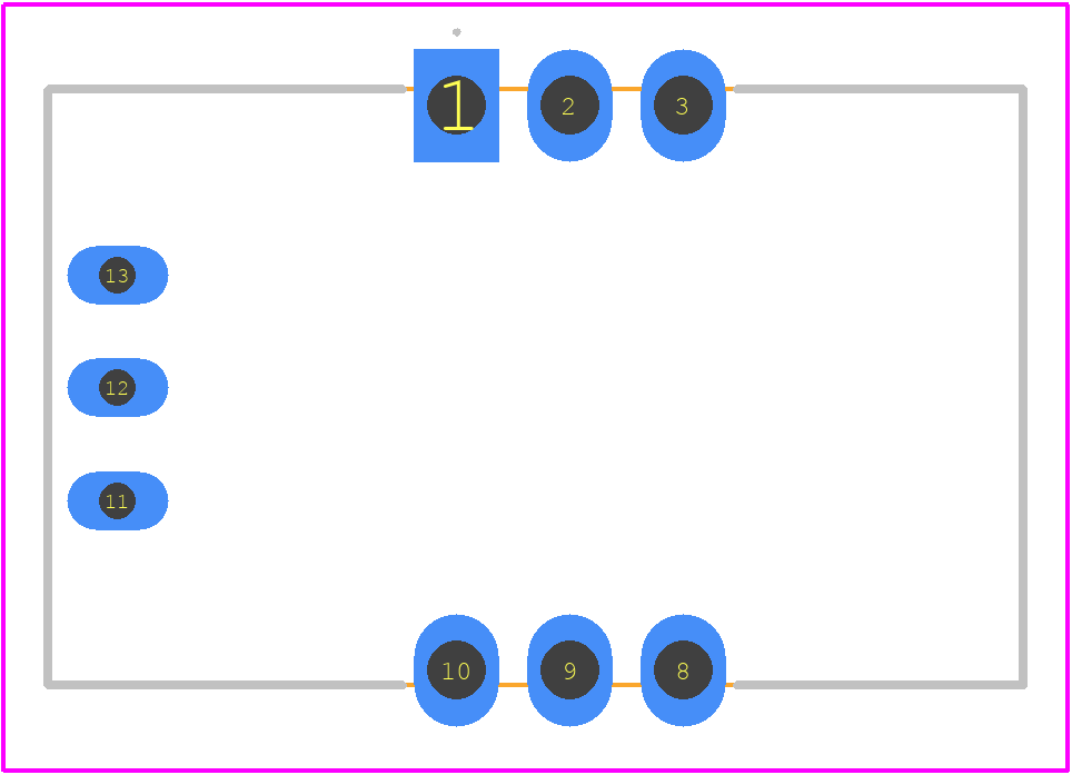 CAS15-NP - LEM PCB footprint - Other - Other - CAS15-NP-1